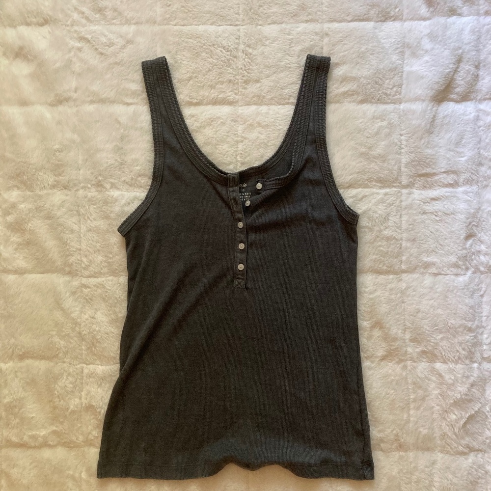 Aerie No BS Henley Tank Top
